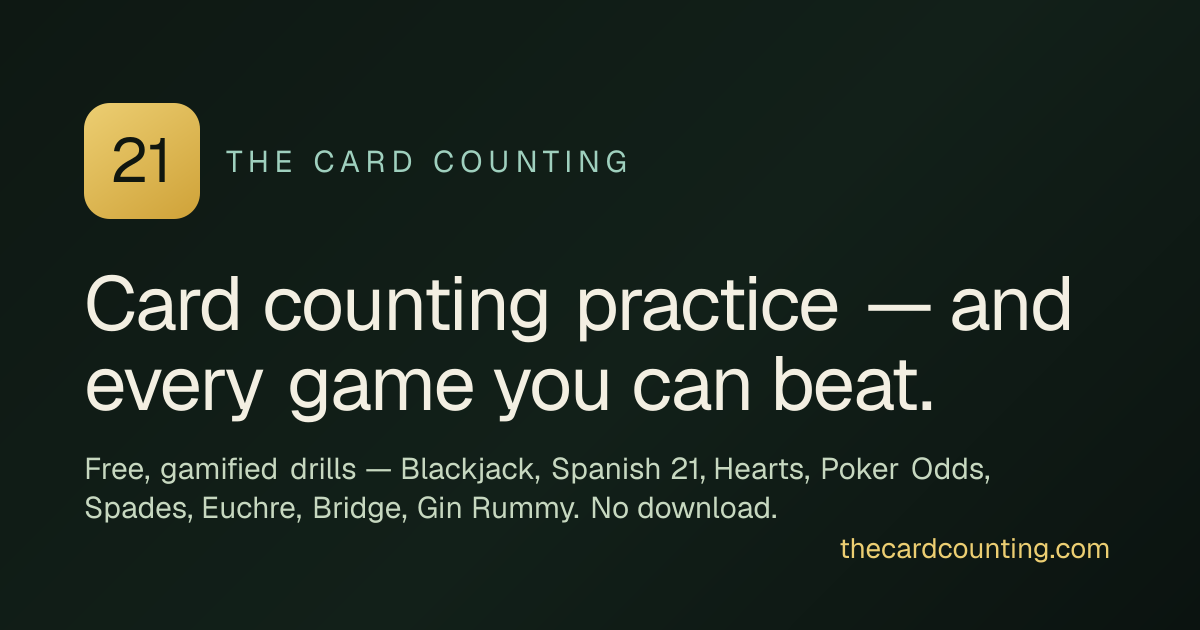 The Card Counting — Free Card Counting Practice, Game & Trainer